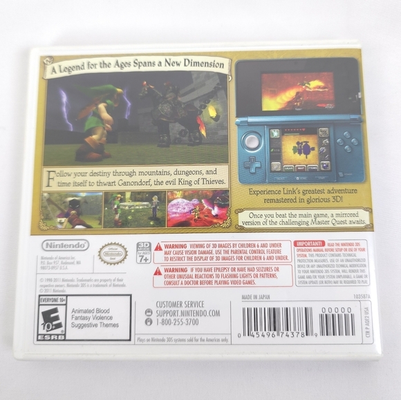 The Legend of Zelda: Ocarina Of Time 3D video game for Nintendo 3DS - Picture 3 of 6